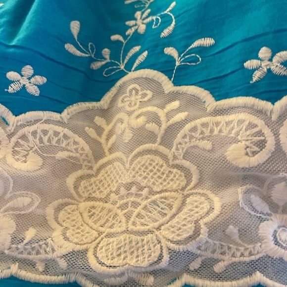 Speechless Turquoise Embroidered Sundress - Picture 6 of 8